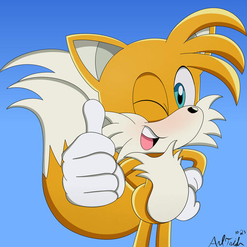 Tails Thumbs Up