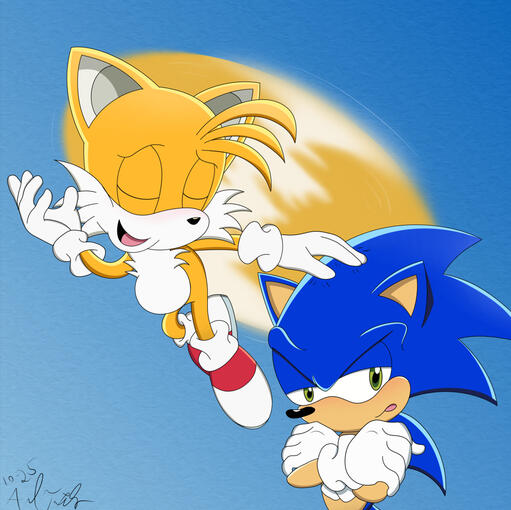 Sonic and Tails IDW Redraw